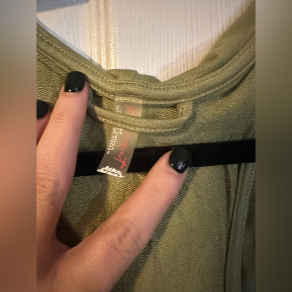 NWT! Free People! 'Second Chance Onesie' Sage/green. Sz Small. SOFT! TTS! - Picture 4 of 6